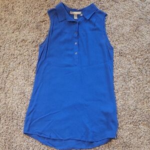 Forever 21 Blue Sleeveless Tunic